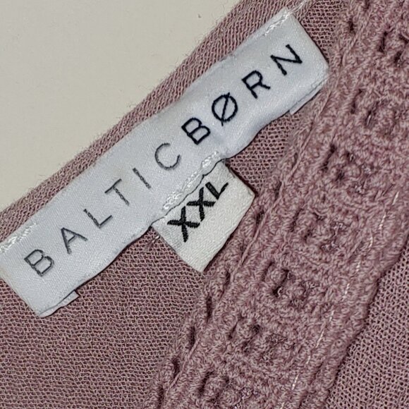 Baltic Born Jennifer Deep V Neck Maxi Dress Dusty Pink Rose  Size XXL - Picture 3 of 11